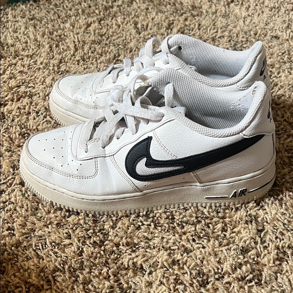 Nike Air White and Black Sneakers